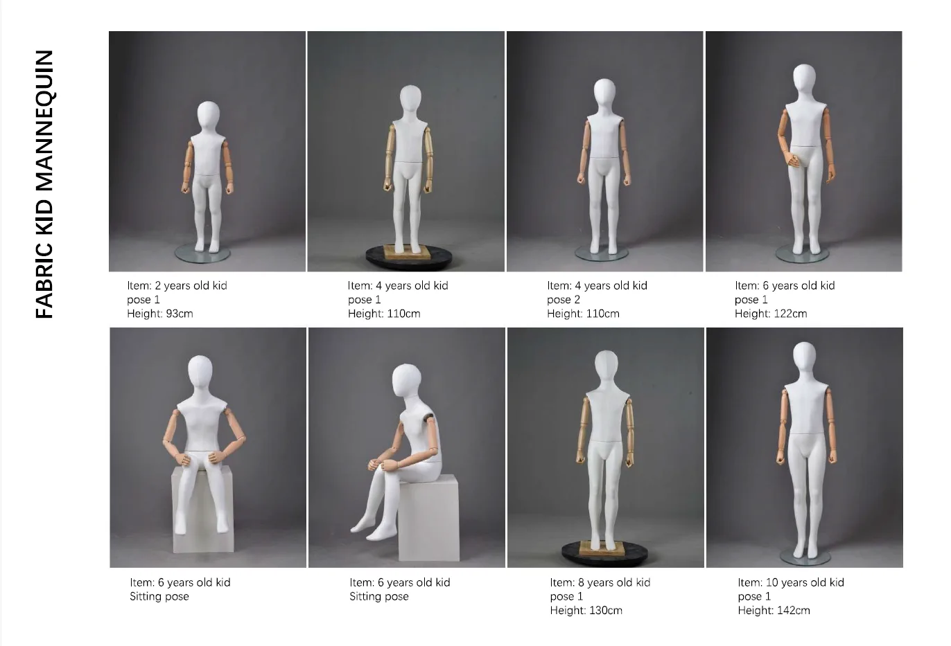 Custom mannequin and display props for retail window
