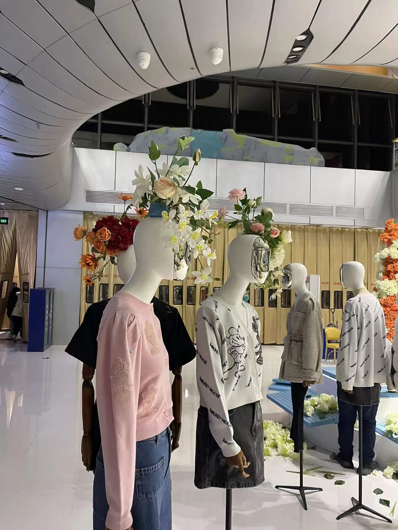 Fengke Wanda flower art floor layout overview