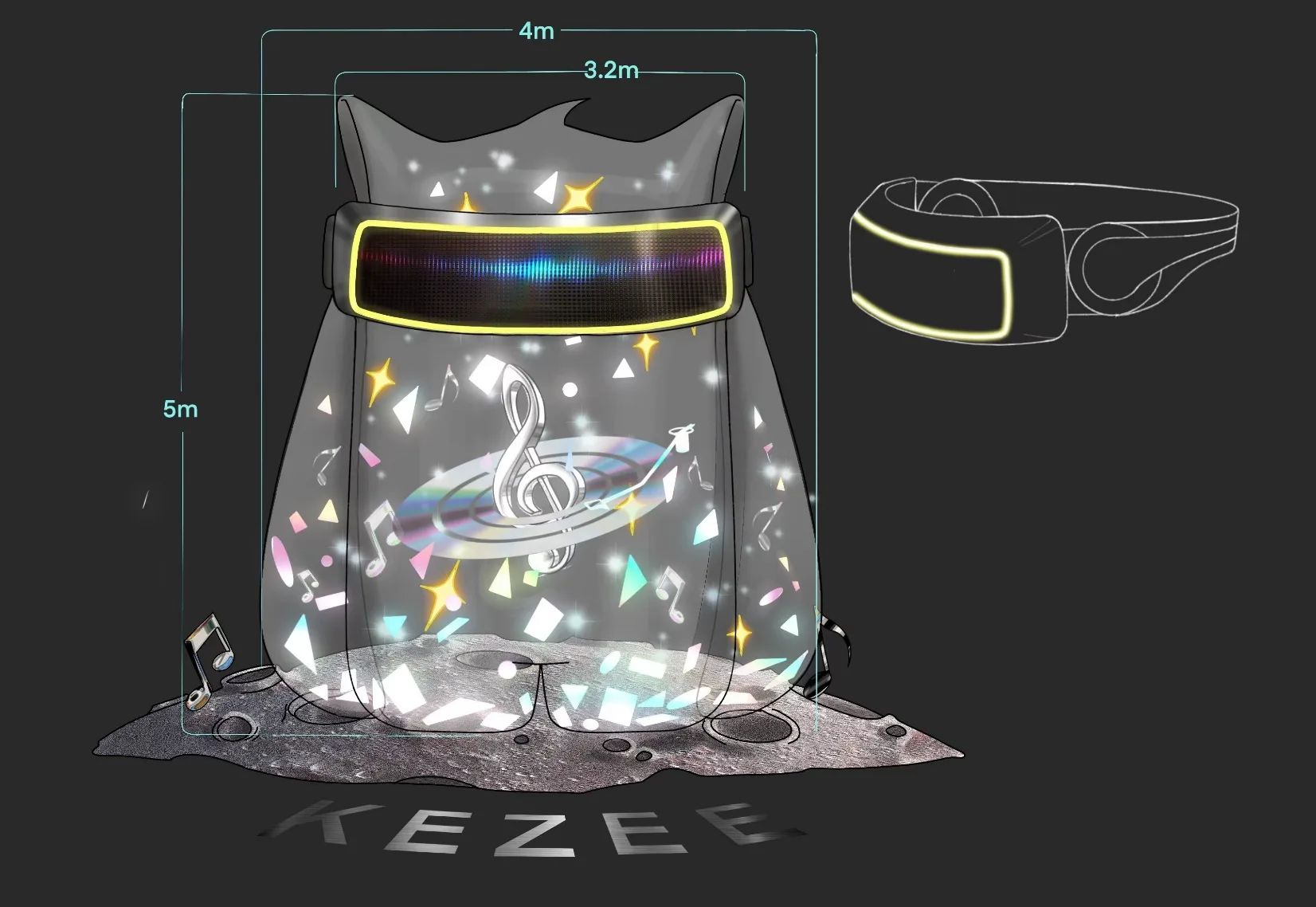 KEZEE original IP visual merchandising design in Chengdu