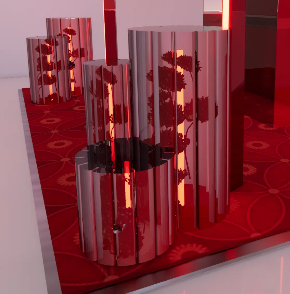 Marriott themed retail display with interactive installation